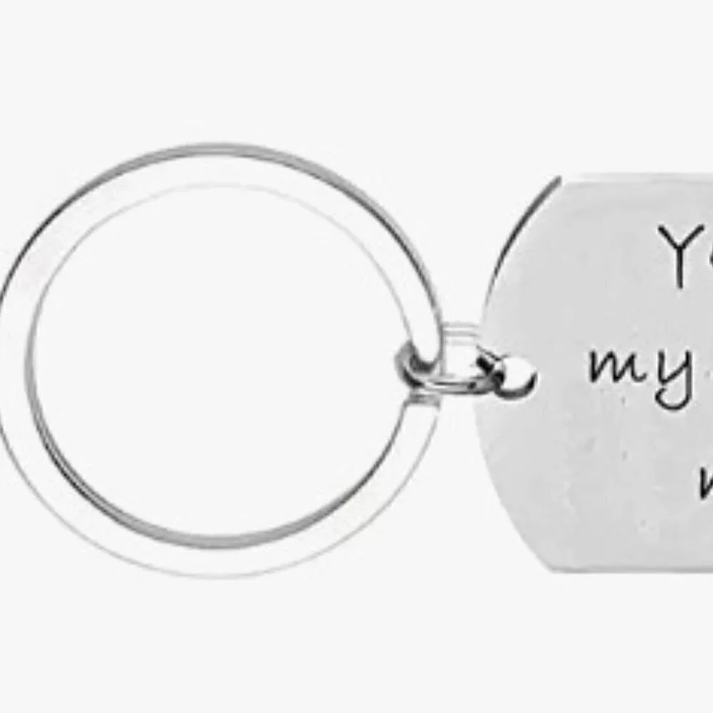 YOU HAVE MY HEART AND MY ASS KEYRING NOVELTY